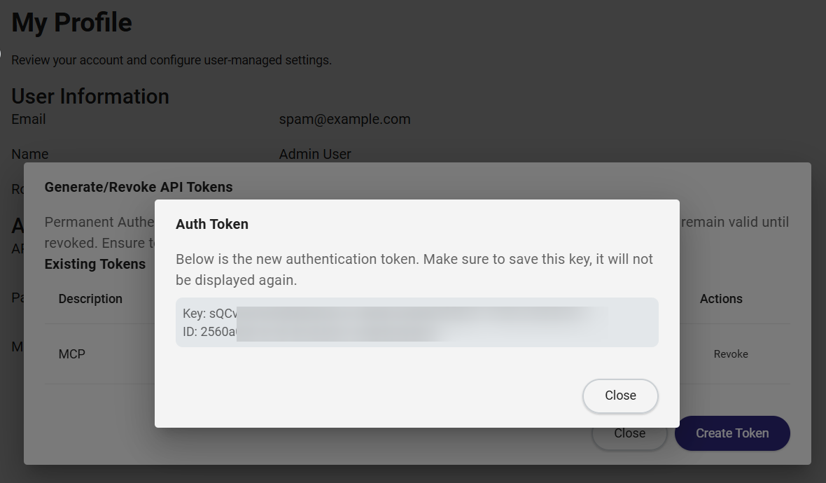 BloodHound API key creation step 3