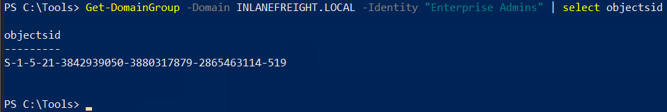 Enterprise Admins SID