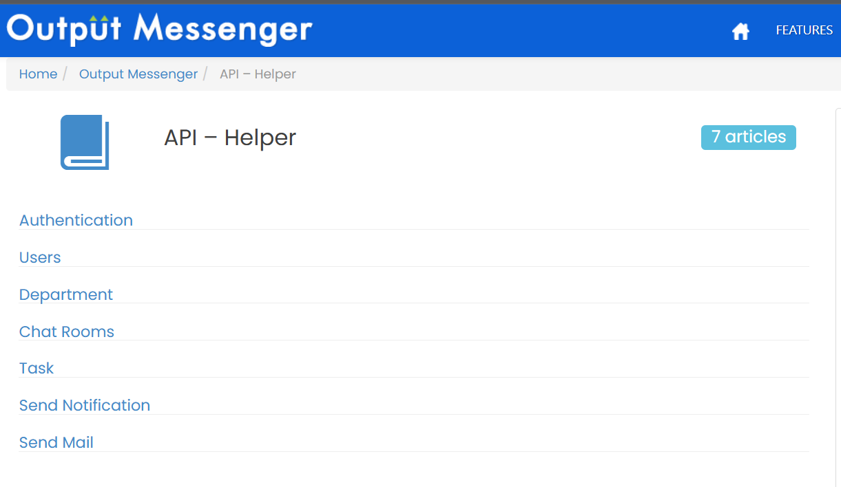 API Documentation Overview